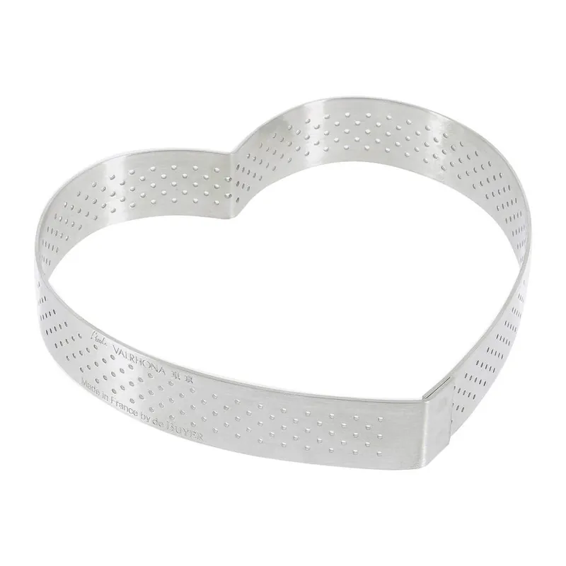Pierścień do pieczenia 12 cm, w kształcie serca, stal nierdzewna, de Buyer Obniżka ceny