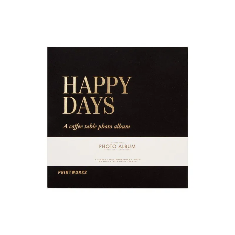 album zdjęć Happy Days L Printworks czarny Najlepsza cena