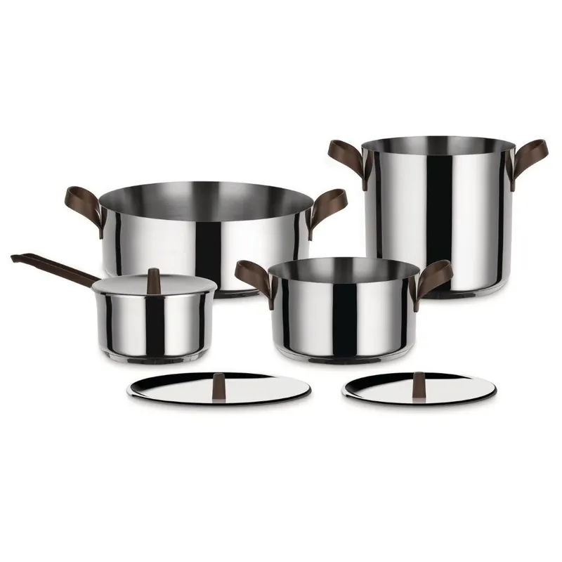 Darmowa dostawa Zestaw garnków EDO, 7 el., stal nierdzewna, Alessi