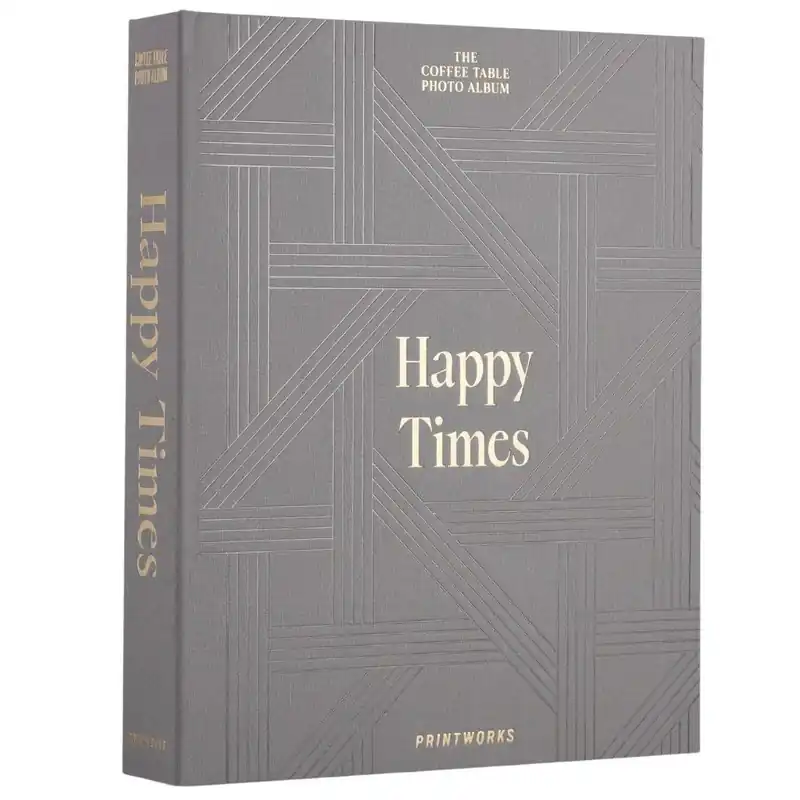 Album na zdjęcia HAPPY TIMES, szary, Printworks Ograniczona ilość