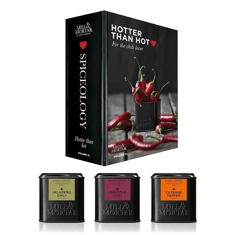 Nie przegap Chilli HOTTER THAN HOT, zestaw 3 sztuk, Mill & Mortar