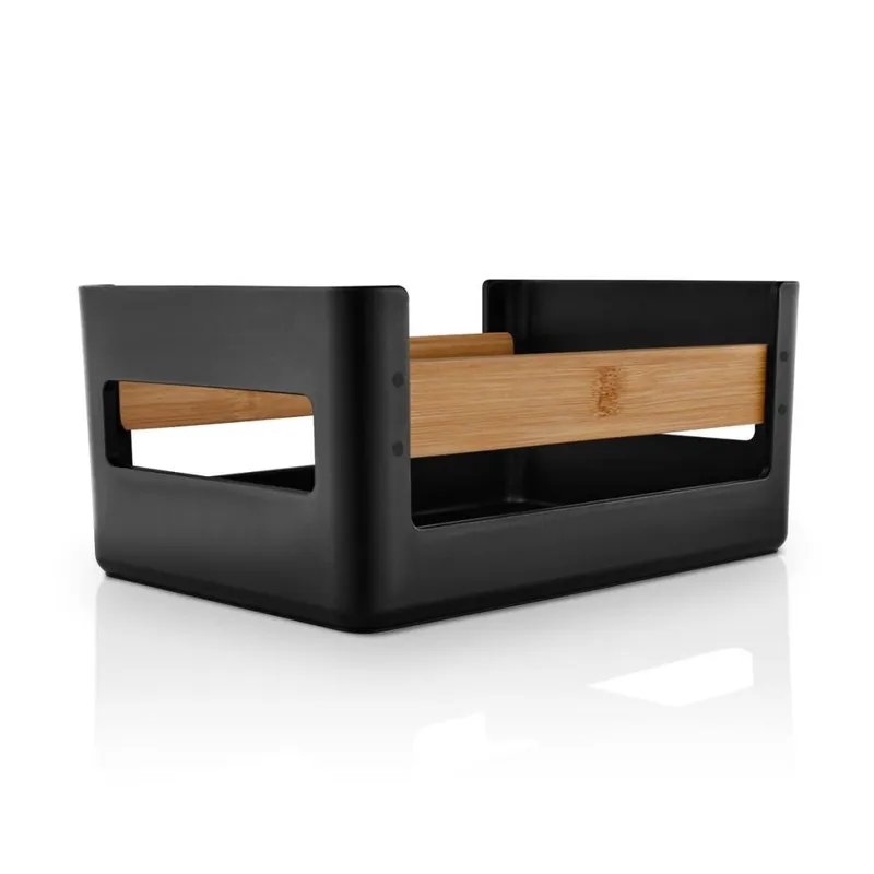 Organizer kuchenny NORDIC KITCHEN 27 x 19 cm, czarny, plastik/bambus, Eva Solo Darmowy zwrot