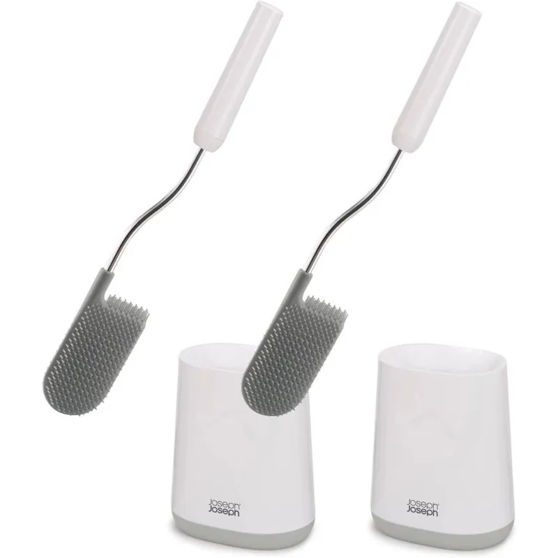 Szczotki toaletowe FLEX LITE 70523 42 cm, zestaw 2 sztuk, białe, tworzywo sztuczne, Joseph Joseph Wysoka jakość