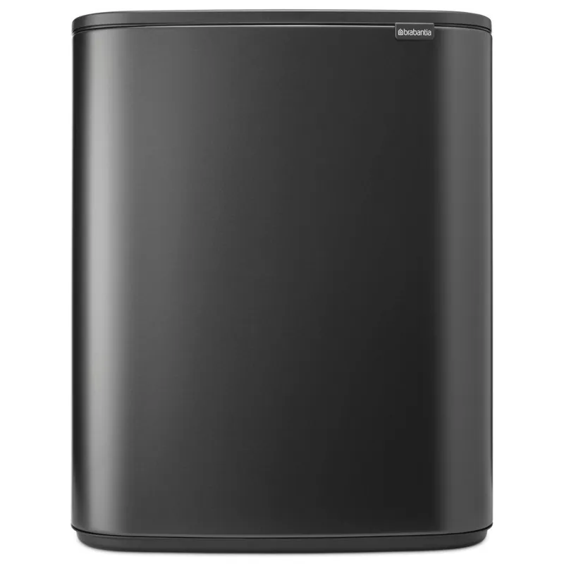 Szybka wysyłka Kosz na śmieci z przyciskiem BO TOUCH BIN 2x 30 l, szary, stalowy, Brabantia