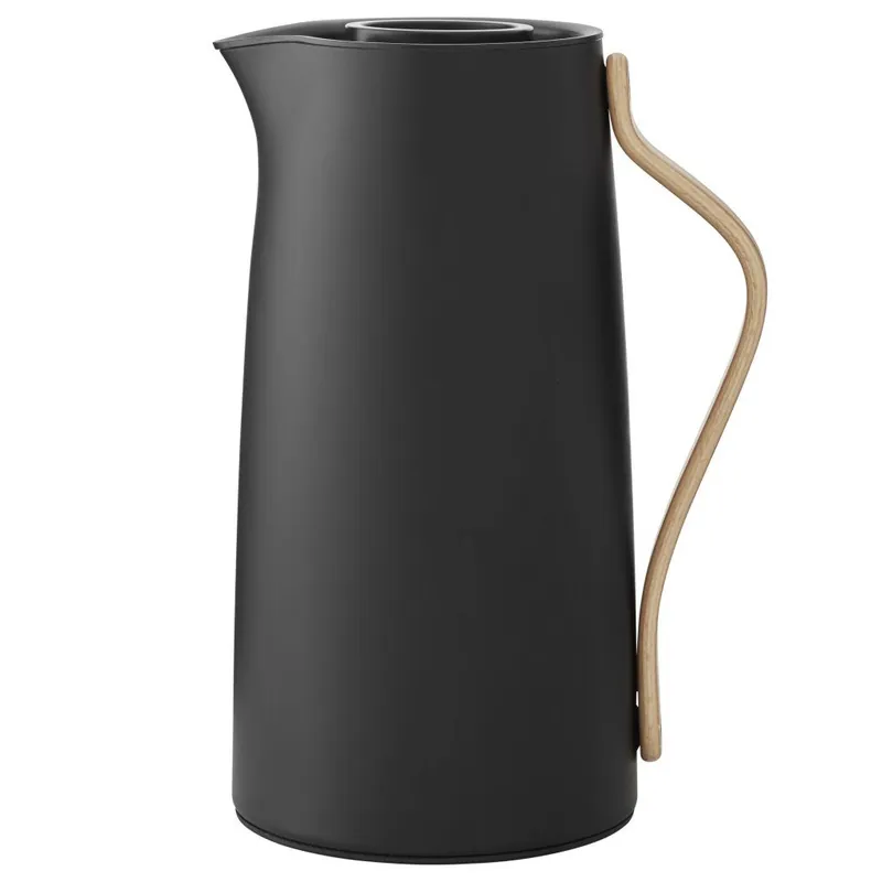 Ekspresowa dostawa Dzbanek próżniowy EMMA 1,2 l, do kawy, czarny, stal nierdzewna, Stelton
