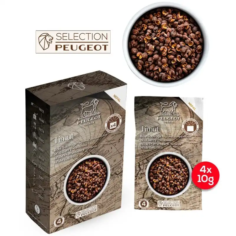 Niska cena Papryka dzika TIMUT, 4 x 10 g, Peugeot