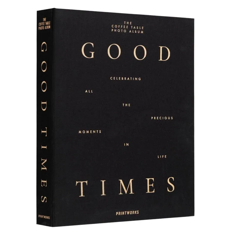 Niska cena Album na zdjęcia GOOD TIMES, czarny, Printworks