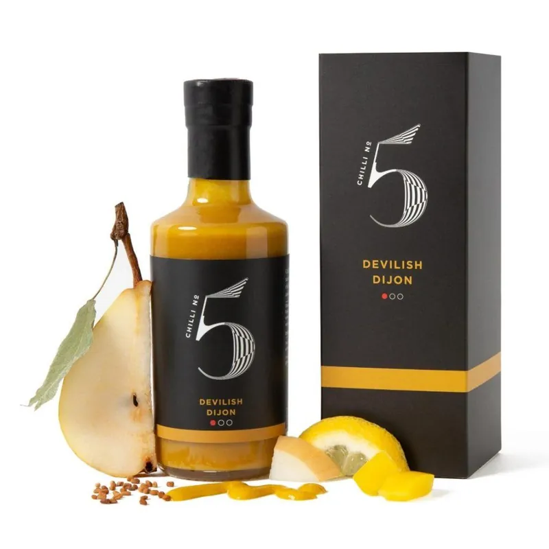 Nowość Sos chili gourmet DEVILISH DIJON 200 ml, Chilli No5