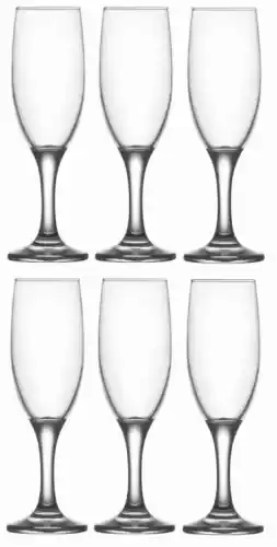 Oferta czasowa LAV MISKET Kieliszki Komplet 6 szt. Kieliszków Do Szampana 6 x 180 ml