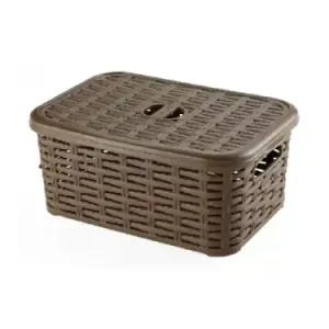 Bestseller Koszyk Rattan Brązowy Ucsan 6 l
