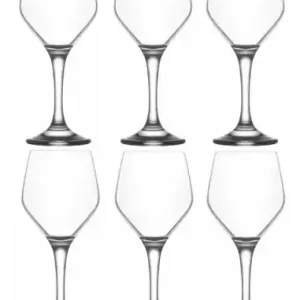 LAV ELLA Kieliszki Komplet 6 Szt. Zestaw Kieliszków Do Wina Wody 260 ml Do wyczerpania zapasów