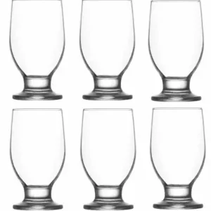 LAV RENA Zestaw Komplet 6 Szklanek Do Napojów Wody Piwa SZKLANKI 305 ml Do wyczerpania zapasów