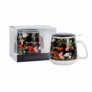 LIVELLO Kubek Do Kawy Herbaty Porcelanowy Z Metalowym Zaparzaczem 500 ml Najlepsza cena