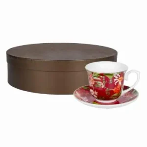6 x Filiżanka Ze Spodkiem Do Kawy 250 ml Serwis Kawowy Porcelana Livello Ograniczona ilość
