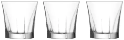 LAV TRUVA Zestaw Komplet 3 Szklanek Do Wody Soków Napojów SZKLANKI 280 ml Oferta limitowana