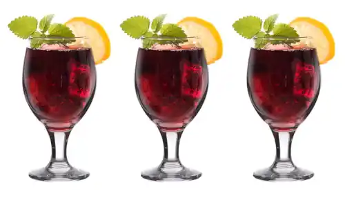 LAV MISKET Kieliszki Koktajlowe 3 Szt. Komplet Do Napojów Wody Piwa 400 ml Popularny