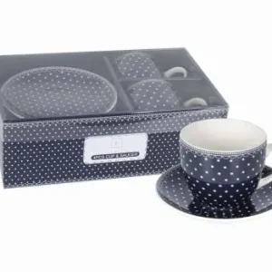 2 x Filiżanka Ze Spodkiem Do Kawy 250 ml Zestaw Kawowy Porcelana Livello Wybór klientów