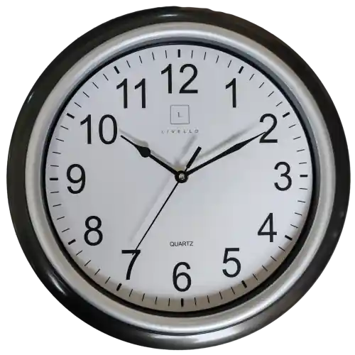 Zegar ścienny Livello cichy mechanizm nowoczesny na ścianę zawieszany 33 cm Nowy
