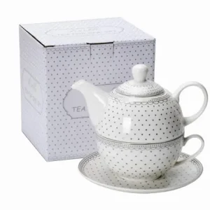 Premium LIVELLO Porcelanowy czajniczek 400 ml z filiżanką 250 ml
