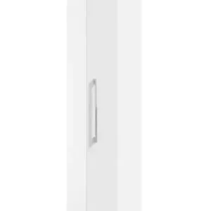 Słupek łazienkowy wiszący biały połysk 125x33cm cichy domyk Pinia Cena promocyjna
