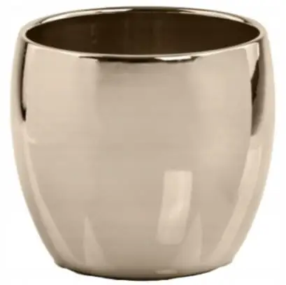 Kup online Doniczka ceramiczna kula złota 13,5x12,5 cm