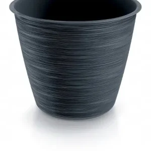 Hit sprzedaży Doniczka okragła plastikowa antracyt 12 cm Furu