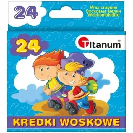 Kredki woskowe świecowe 24 kolory Kup teraz