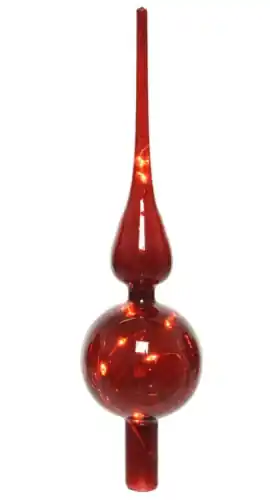 Czubek na choinkę czerwony LED 32 cm Hit sprzedaży
