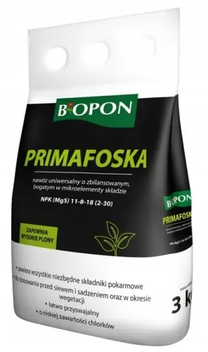 Nawóz primafoska uniwersalny z mikroelementami 3 kg Wyprzedaż
