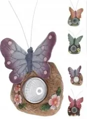 Bezpieczna płatność Lampka ogrodowa solarna LED motyl 11 cm