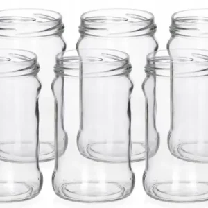Oferta limitowana Słoiki szklane na żywność i przetwory 6 szt 315 ml