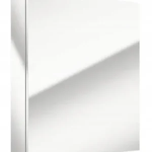Ograniczona ilość Szafka łazienkowa wisząca z lustrem biała 60x50x15 cm Salsa