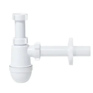 Wyjątkowa oferta Półsyfon umywalkowy butelkowy biały 32 mm