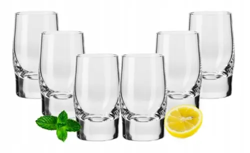 Oferta czasowa Kieliszki do wódki wytrzymałe klasyczne 50 ml 6 sztuk