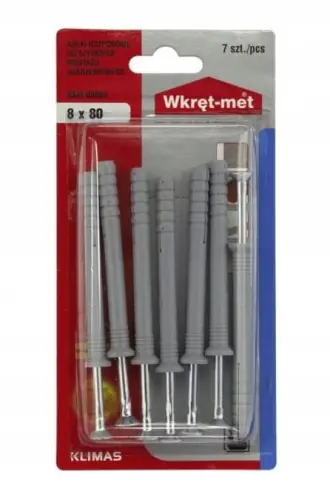 Wybór klientów Kołki rozporowe uniwersalne 8x80mm 7szt