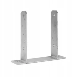 Premium Podstawa słupa przykręcana do betonu ocynkowana 75x200 mm