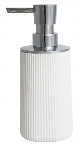 Rabat Dozownik łazienkowy do mydła w płynie 250 ml biały chrom