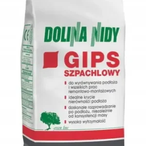 Super okazja Dolina Nidy Gips szpachlowy 2 kg jasno szary