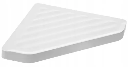 Półka łazienkowa ścienna narożna 20,1x20,1x39cm płaska biała APO Sprawdź teraz
