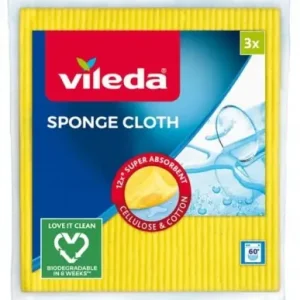Vileda Zestaw 3 ściereczek gąbkowych Pucerka chłonna higieniczna Promocja
