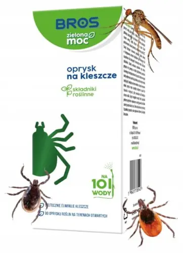 BROS Oprysk na kleszcze zielona moc 120ml Preparat do rozrobienia Kup teraz