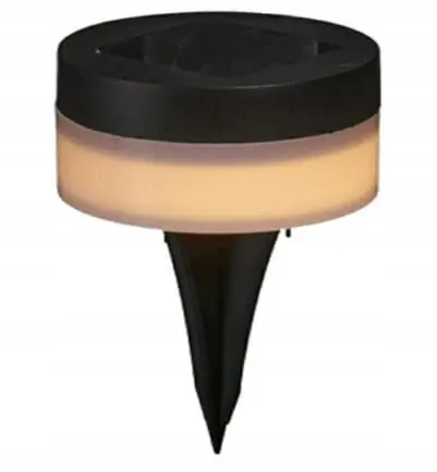 Oferta limitowana Lampka solarna ogrodowa LED 12cm Ciepłe białe światło wodoodporna