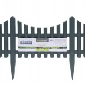 Płotek ogrodowy ozdobny 60x32cm Modułowy Zielony Obniżka ceny