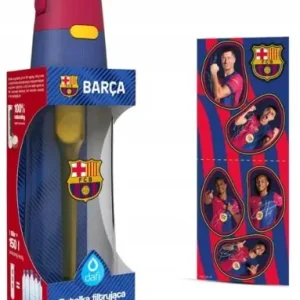 Popularny Butelka filtrująca Dafi Solid FC Barcelona 0,7l Z herbem FCB i naklejkami