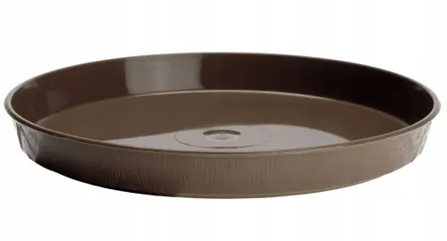 Do wyczerpania zapasów Podstawka drewnopodobna pod doniczkę 32cm Lekka, mrozoodporna, brązowa