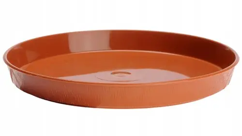 Podstawka drewnopodobna pod doniczkę 25cm Lekka, mrozoodporna, terrakota Taniej