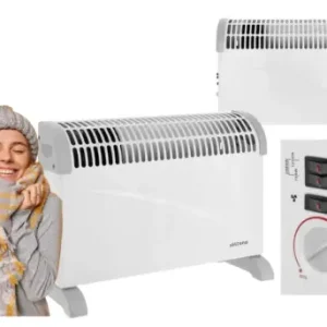 Tylko dziś Grzejnik konwektorowy z nawiewem i termostatem 2000W
