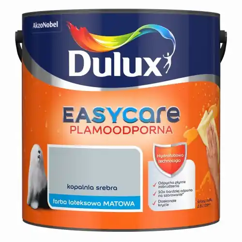 Bestseller Dulux EasyCare farba lateksowa ścienna Kopalnia Srebra mat 2,5L