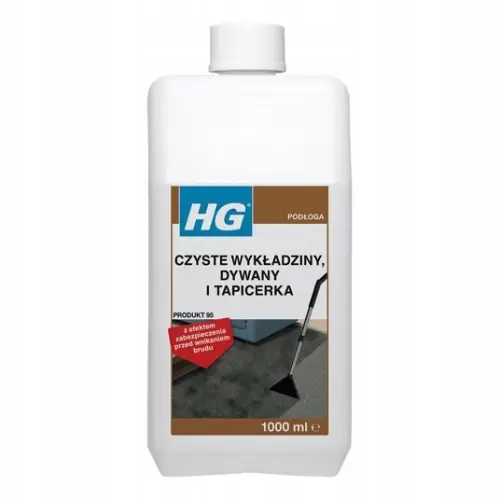 HG Czyste Dywany profesjonalny płyn do czyszczenia dywanów i tapicerki 1L Do wyczerpania zapasów