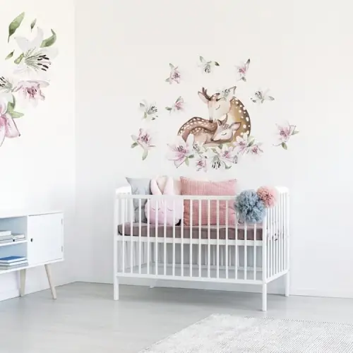 Najlepsza cena Naklejka JELONEK Z LILIAMI DK380